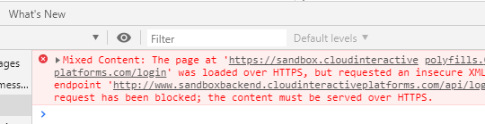 Resolvido: Mixed Content: The page at ‘‘ was loaded over HTTPS, but requested an insecure XMLHttpRequest endpoint ‘‘. This request has been blocked; the content must be served over HTTPS. – Template Bootstrap
